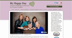 Desktop Screenshot of myhappyday.net